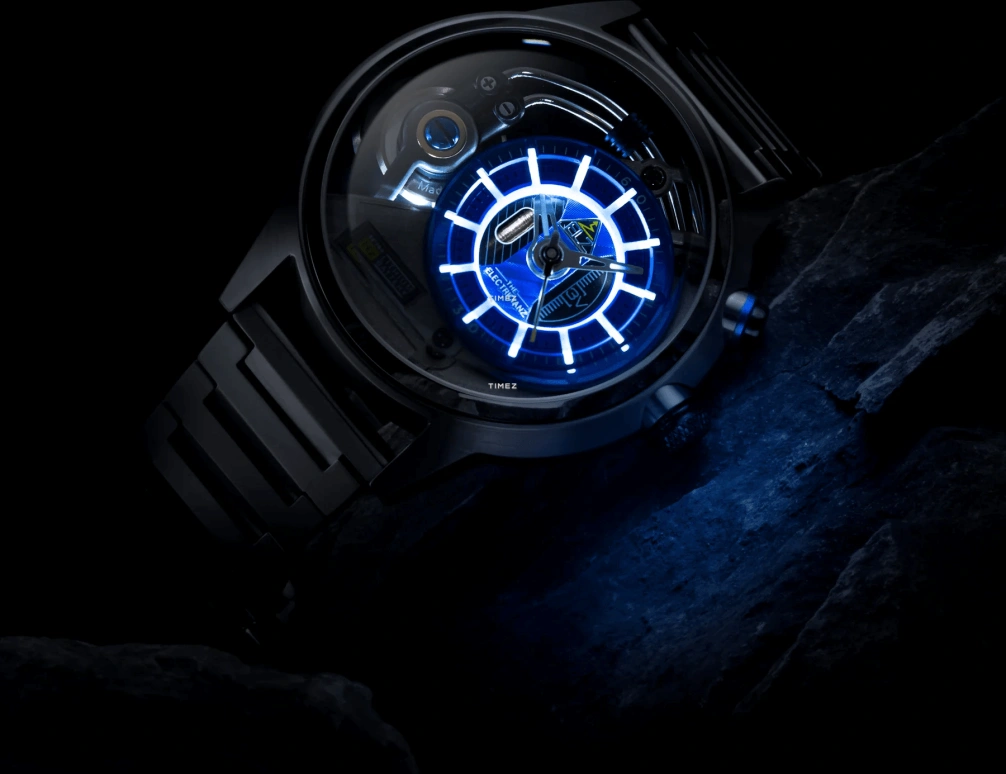 THE ELECTRICIANZ,Other 45mm,45mm,Stainless Steel,Blue,Quartz,Hardlex,Crystal Glass,Round,ZZ,ZZ-A3C/02-MSS