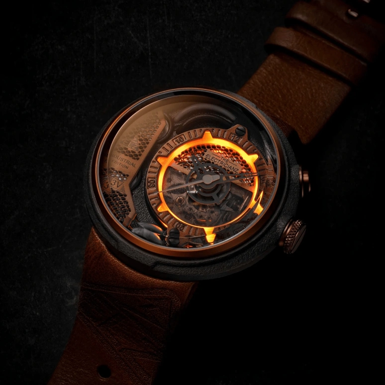 THE ELECTRICIANZ,Other 46mm,46mm,Stainless Steel,Fiber Glass,Orange,Automatic,42hours,Hardlex,ZZ,ZZ-D1C/02-CLC