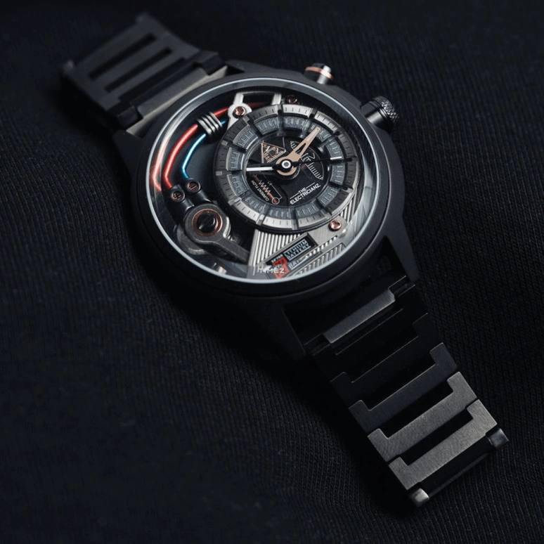 THE ELECTRICIANZ,Other 45mm,45mm,Stainless Steel,Black,Quartz,Hardlex,Round,ZZ,ZZ-A3C/05-MSD