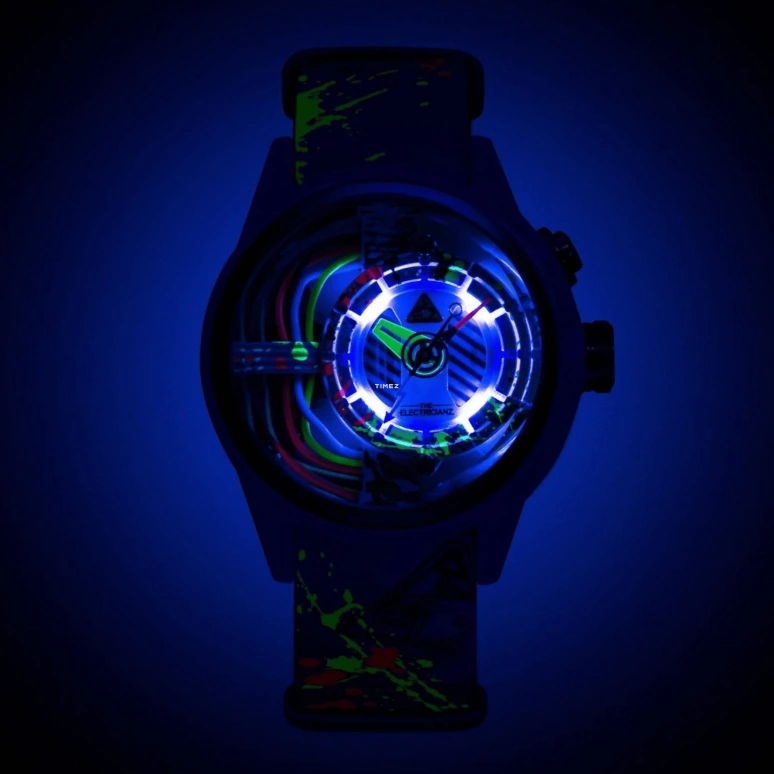 THE ELECTRICIANZ,Other 42mm,42mm,Carbon,Stainless Steel,Multi-Color,Quartz,Glass,Round,ZZ,ZZ-A1A/07