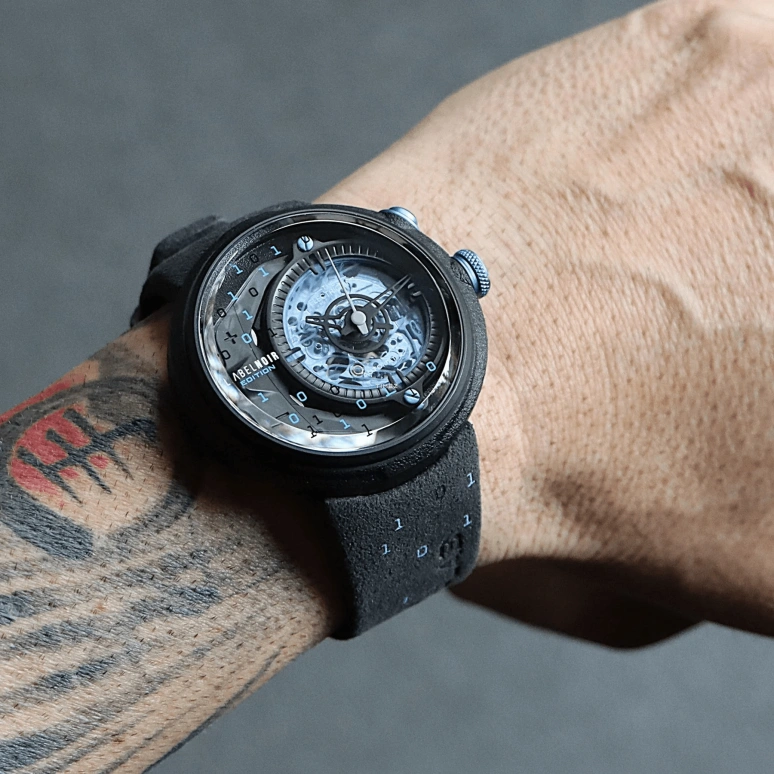 THE ELECTRICIANZ,Other 46mm,46mm,Stainless Steel,nylon,Black,Blue,Automatic,42hours,Hardlex,ZZ,ZZ-D1C/01-CLD