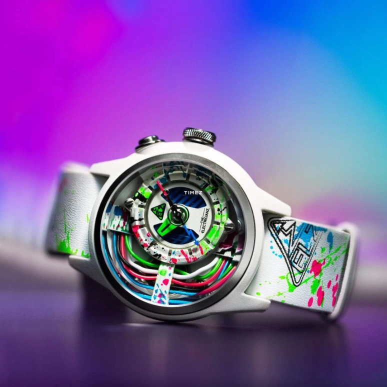 THE ELECTRICIANZ,Other 42mm,42mm,Carbon,Stainless Steel,Multi-Color,Quartz,Glass,Round,ZZ,ZZ-A1A/07