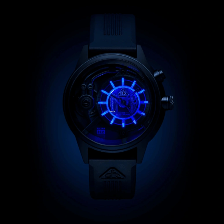THE ELECTRICIANZ,Other 45mm,45mm,Stainless Steel,Blue,Quartz,Hardlex,Round,ZZ,ZZ-A4C/03-CLB