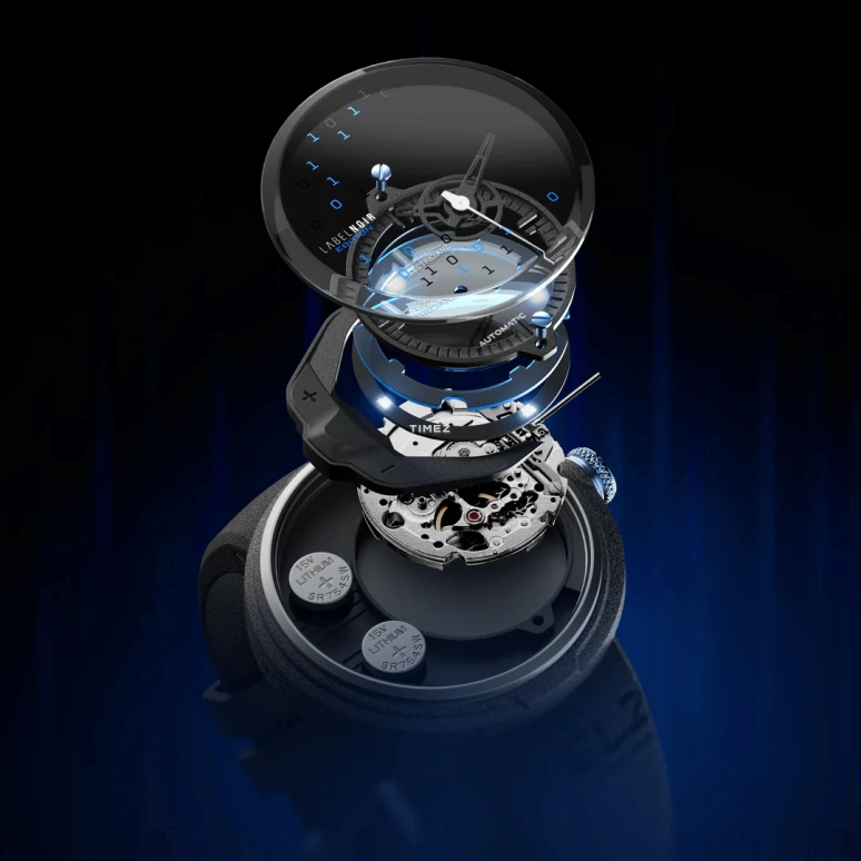THE ELECTRICIANZ,Other 46mm,46mm,Stainless Steel,Blue,Automatic,42hours,Hardlex,ZZ,ZZ-D1C/01-CRD