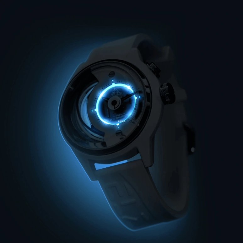 THE ELECTRICIANZ,Other 42mm,42mm,Stainless Steel,Ceramic,nylon,White,Blue,Quartz,Hardlex,Round,ZZ,ZZ-A1C/11-CRW