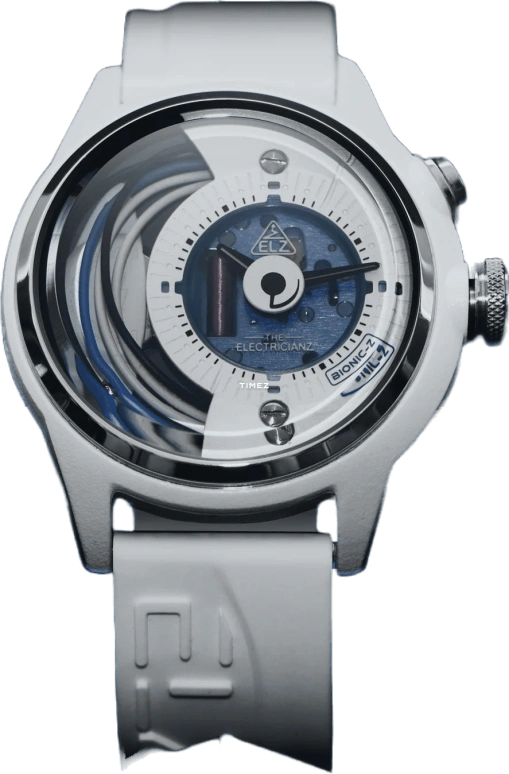 THE ELECTRICIANZ,Other 42mm,42mm,Stainless Steel,Ceramic,nylon,White,Blue,Quartz,Hardlex,Round,ZZ,ZZ-A1C/11-CRW