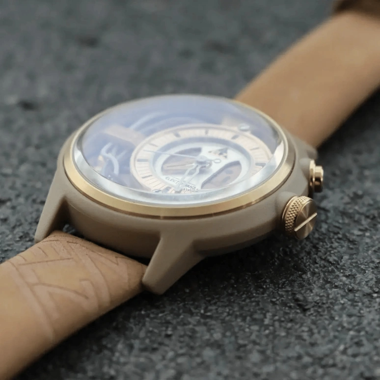 THE ELECTRICIANZ,Other 45mm,45mm,Stainless Steel,nylon,Sand,Silver,Quartz,Hardlex,Round,ZZ,ZZ-A1C/09-CLK