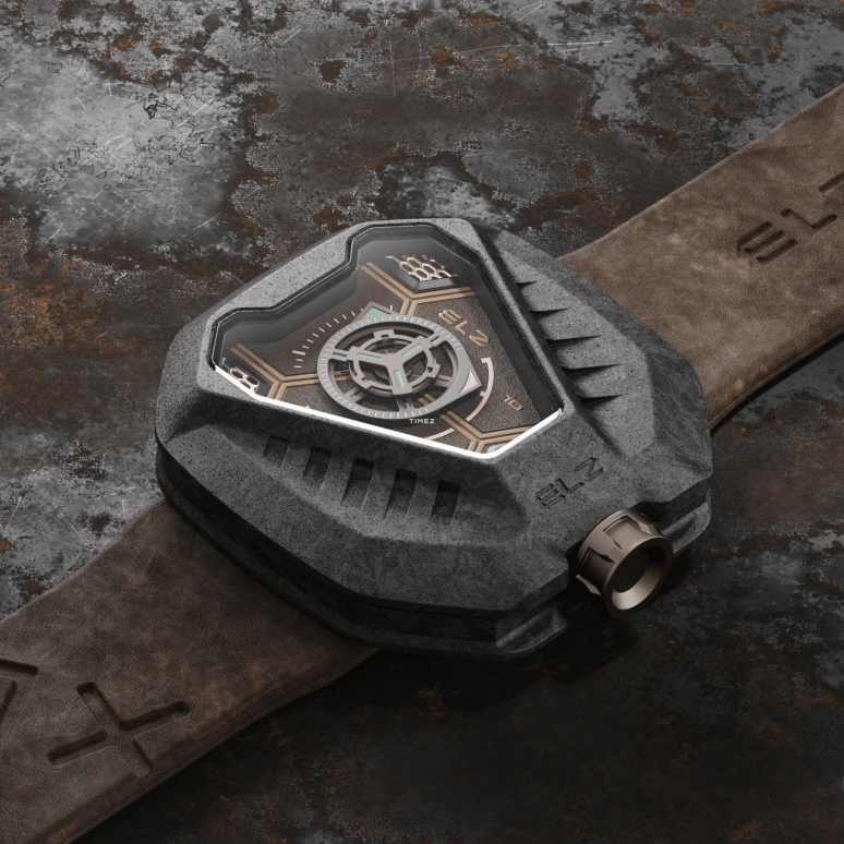 THE ELECTRICIANZ,Other 44.50x48.25mm,44.50x48.25mm,Carbon,Stainless Steel,Brown,Automatic,Hardlex,Octagon,ZZ,ZZ-D2C/03-CLC