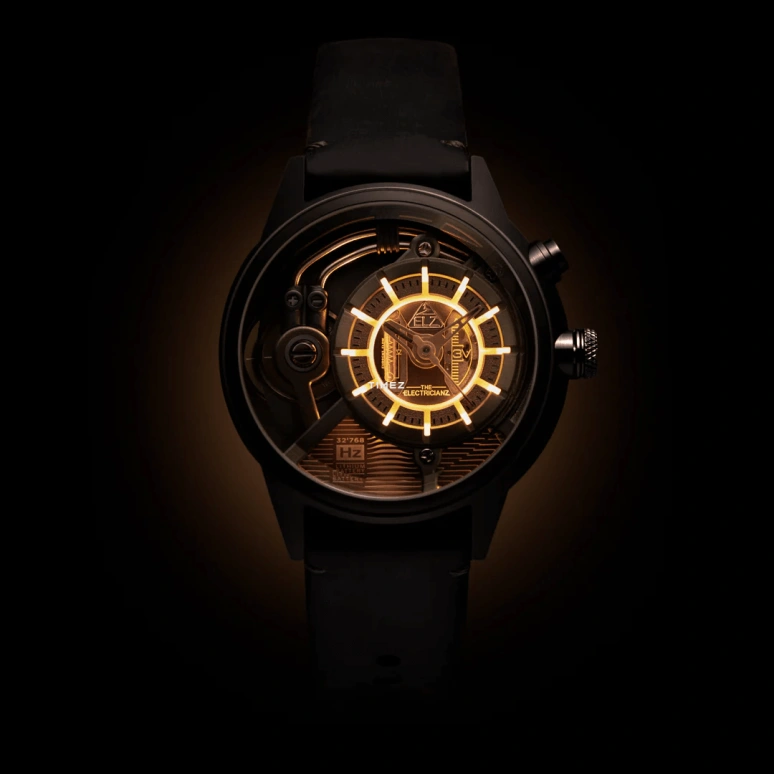 THE ELECTRICIANZ,Other 45mm,45mm,Stainless Steel,Brown,Quartz,Hardlex,Round,ZZ,ZZ-A4C/01-CLC