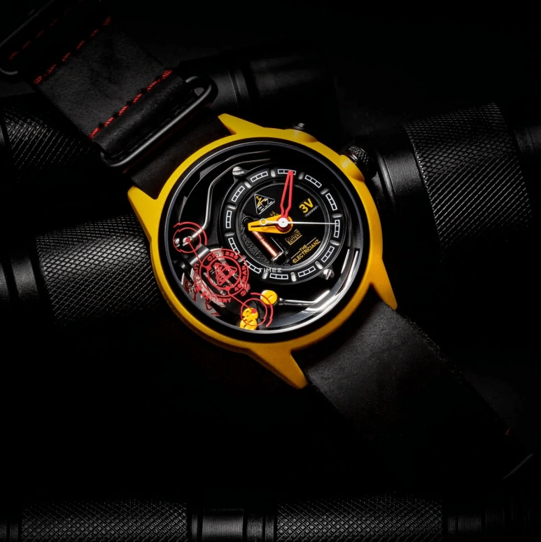 THE ELECTRICIANZ,Other 45mm,45mm,Stainless Steel,Black,Quartz,Glass,Round,ZZ,ZZ-A1A/01