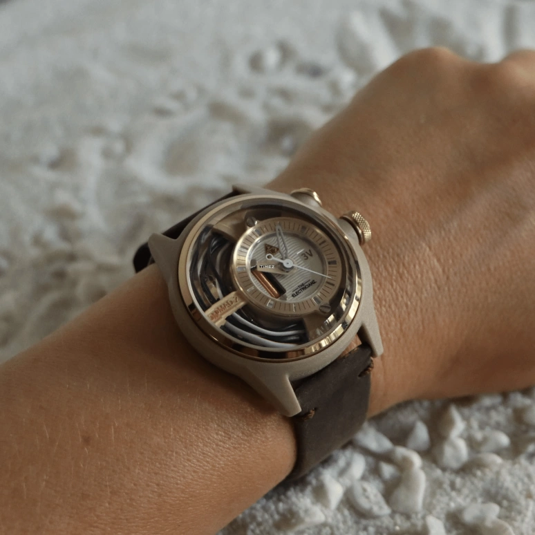 THE ELECTRICIANZ,Other 42mm,42mm,Stainless Steel,nylon,White,Quartz,Hardlex,Round,ZZ,ZZ-A1C/10-CLC