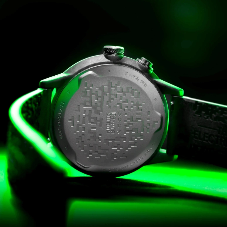 THE ELECTRICIANZ,Other 45mm,45mm,Stainless Steel,nylon,Green,Silver,Quartz,Hardlex,Round,ZZ,ZZ-C1C/02-CRD