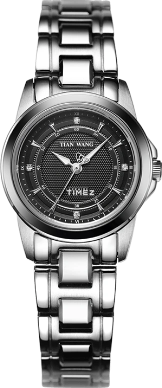 TianWang,Other ,Stainless Steel,Black,Quartz,Sapphire,Glass,Round,LS3821S,LS3821S-B