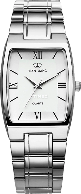 TianWang,Other ,Stainless Steel,Silver White,Quartz,Sapphire,Crystal Glass,Square,GS3597S