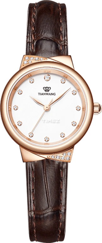 TianWang,Loulan 26mm,26mm,Stainless Steel,White,Quartz,Crystal Glass,Round,LS3951P1,LS3951P1.LC.W.A