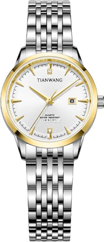 TianWang,Other ,Stainless Steel,White,Quartz,Day,Hardlex,Glass,LS31247T,LS31247T.D.S.S
