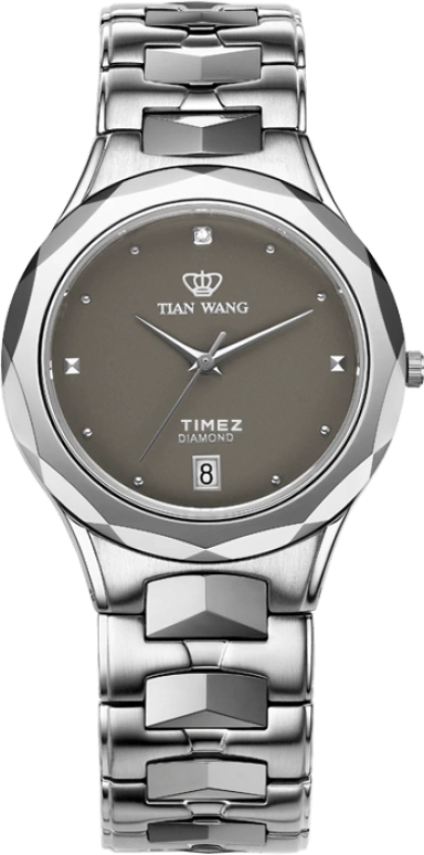 TianWang,Other ,Stainless Steel,Grey,Quartz,Day,Sapphire,Crystal Glass,GS3647S,GS3647S/D
