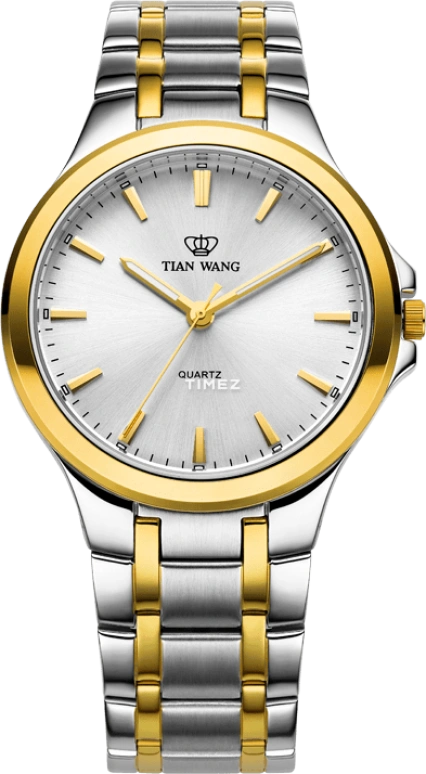 TianWang,Other ,Stainless Steel,White,Quartz,Crystal Glass,Round,GS3625T