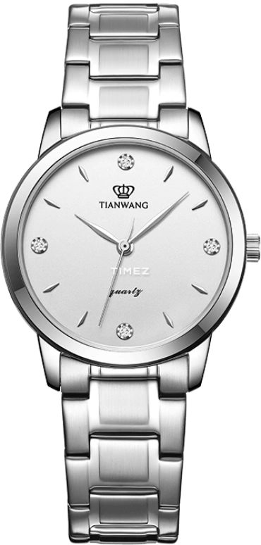 TianWang,Sea 31mm,31mm,Stainless Steel,Silver White,Quartz,Crystal Glass,Round,LS3887S,LS3887S-A-3