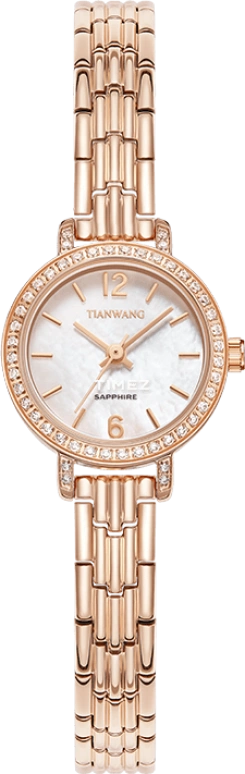 TianWang,Star ,Stainless Steel,White,Quartz,Sapphire,Glass,Round,LS31273P,LS31273P.P.W