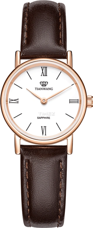 TianWang,Sea ,Stainless Steel,White,Quartz,Crystal Glass,Round,LS3612P,LS3612P-2