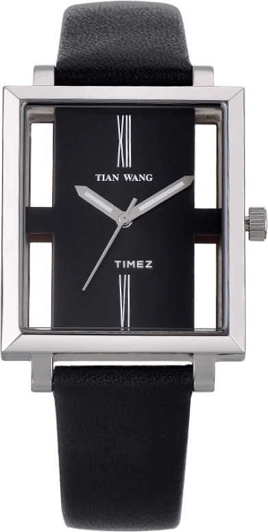 TianWang,Other ,Stainless Steel,Black,Quartz,Crystal Glass,Rectangular,LS3698S