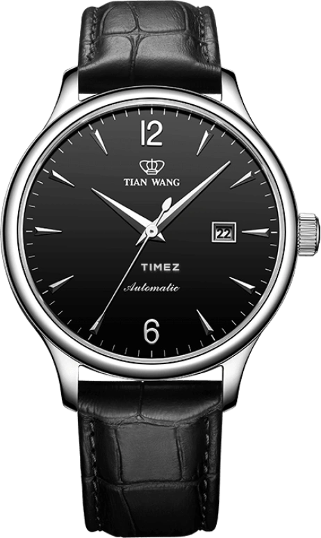 TianWang,Kunlun ,Stainless Steel,Black,Automatic,Day,Sapphire,Crystal Glass,GS5844S,GS5844S/D-B