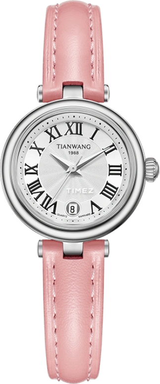 TianWang,Dream girl 26mm,26mm,Stainless Steel,Silver White,Quartz,Day,Sapphire,LS31320S,LS31320S.D.LK.S