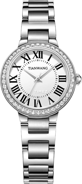 TianWang,Other 27mm,27mm,Stainless Steel,White,Quartz,Sapphire,Round,LS31357S,LS31357S.S.W