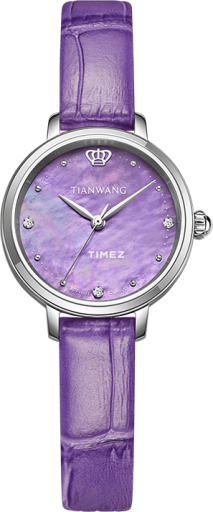 TianWang Star LS31275S.S1.W PURPLE DIAL BAND