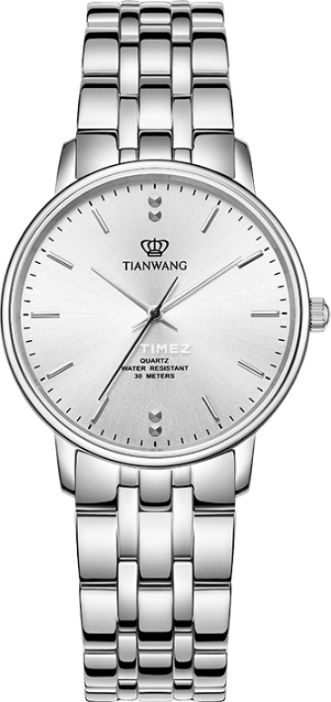 TianWang,Sea 30mm,30mm,Stainless Steel,Silver White,Quartz,Glass,Round,LS31308S,LS31308S.S.S