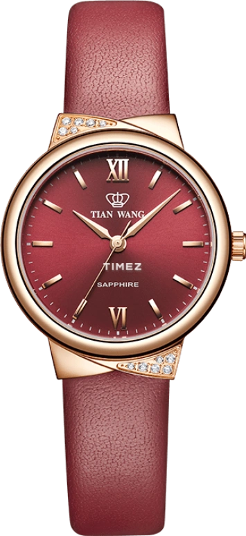 TianWang,Star 31mm,31mm,Stainless Steel,Wine Red,Quartz,Sapphire,Glass,Round,LS3951P,LS3951P.LR.R