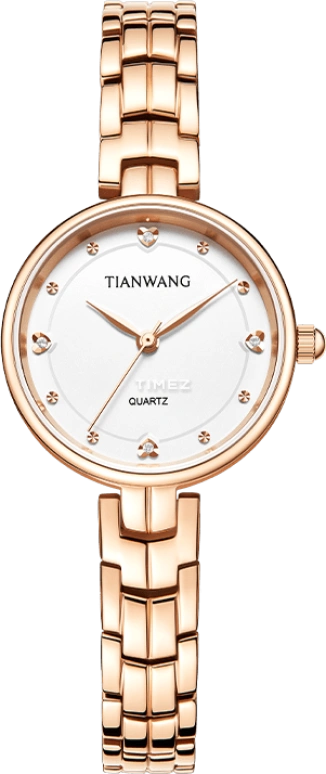 TianWang,Star 26mm,26mm,Stainless Steel,White,Quartz,Crystal Glass,Round,LS31387P,LS31387P.P.W