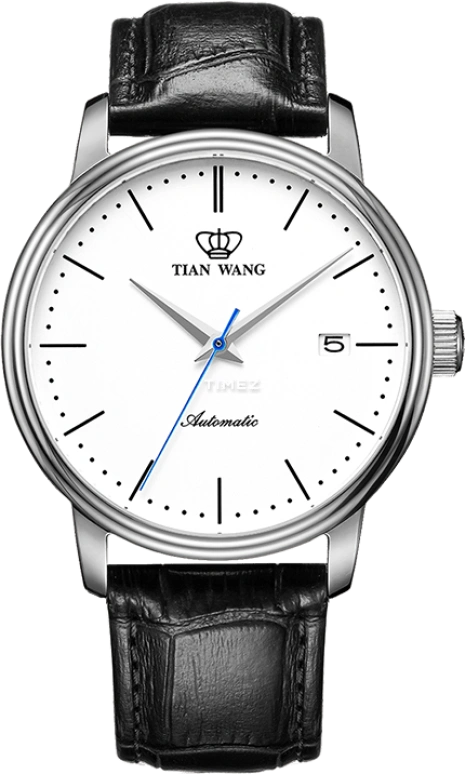 TianWang,Kunlun 39.50mm,39.50mm,Stainless Steel,White,Automatic,Day,Sapphire,Crystal Glass,GS5914S,GS5914S/D-A