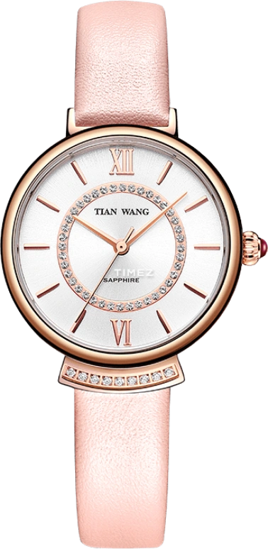TianWang,Star ,Stainless Steel,Silver White,Quartz,Sapphire,Crystal Glass,Round,LS31092P,LS31092P.LK.S