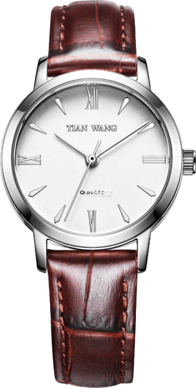 TianWang,Cardiac ,Stainless Steel,White,Quartz,Sapphire,Glass,Round,LS3773S,LS3773S-A