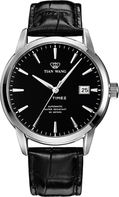 TianWang,Kunlun ,Stainless Steel,Black,Automatic,Day,Sapphire,Glass,GS5919S,GS5919S/D-B