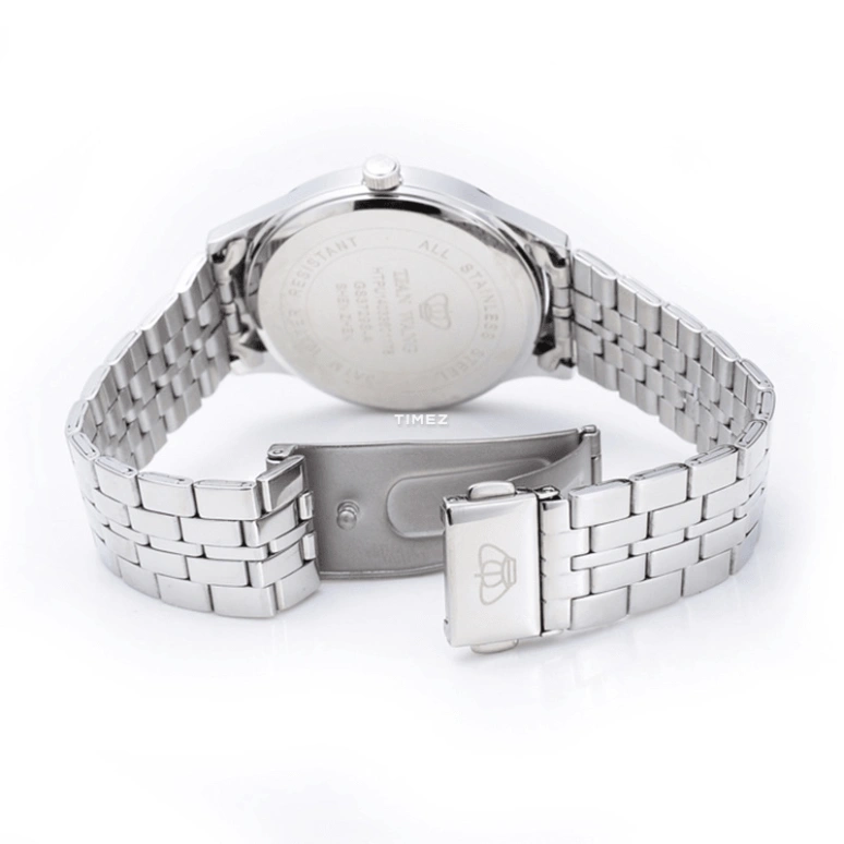TianWang,Other 24mm,24mm,Stainless Steel,Silver White,Quartz,Hardlex,Glass,Round,LS3729S,LS3729S-A