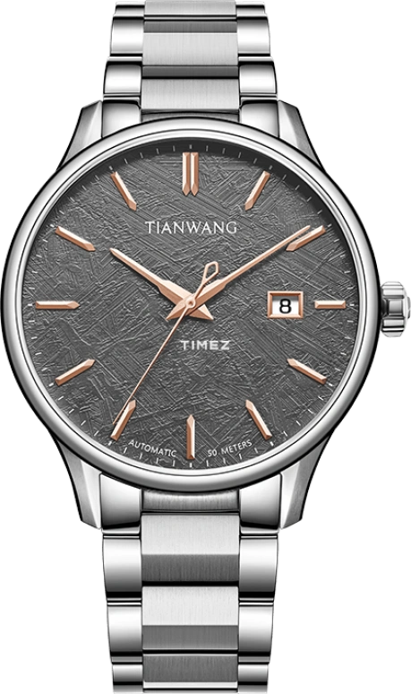 TianWang,Kunlun 42.50mm,42.50mm,Stainless Steel,Grey,Automatic,Day,Sapphire,GS51319S,GS51319S.D.S.A