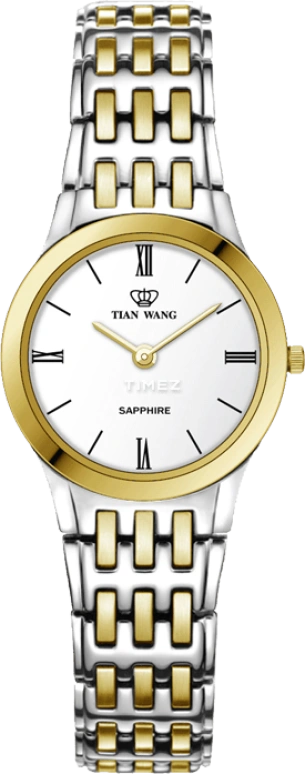 TianWang,Cardiac ,Stainless Steel,White,Quartz,Sapphire,Crystal Glass,Round,LS3904T