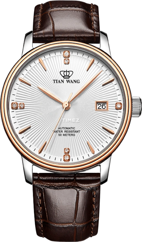 TianWang,Kunlun ,Stainless Steel,Silver White,Automatic,Day,Sapphire,Crystal Glass,GS51000TP,GS51000TP.D.LC.S