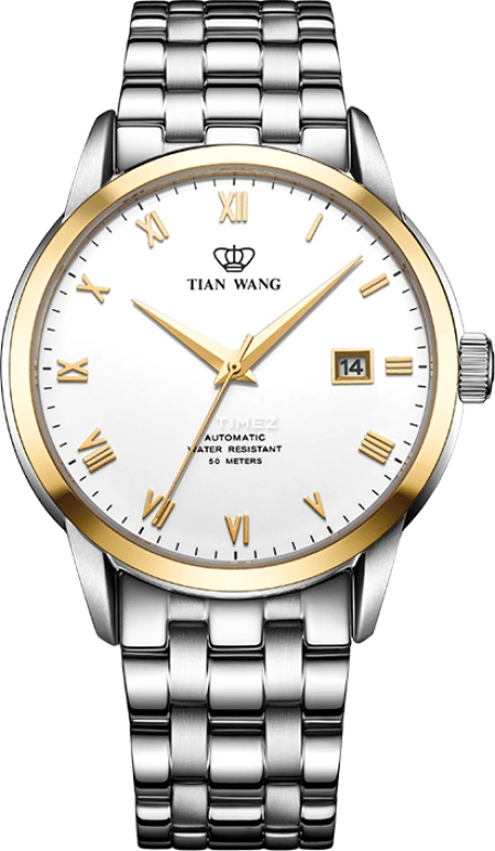 TianWang,Kunlun ,Stainless Steel,White,Automatic,Day,Sapphire,Crystal Glass,GS5917T,GS5917T/D