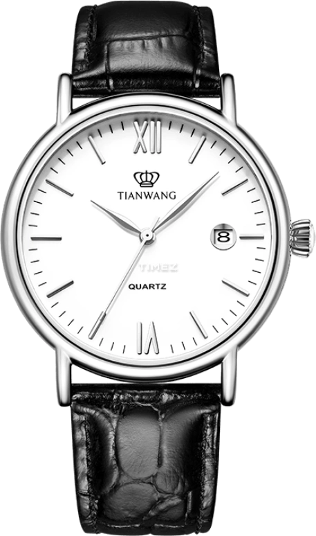 TianWang,Sea 39mm,39mm,Stainless Steel,White,Quartz,Day,Sapphire,GS3874S,GS3874S.D.LB.W.A