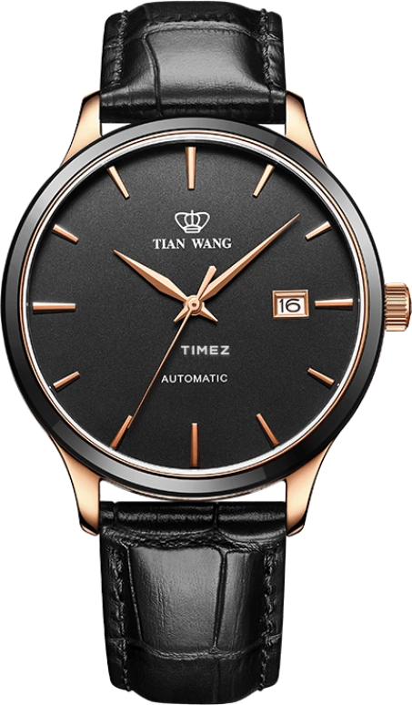 TianWang,Kunlun 41.50mm,41.50mm,Stainless Steel,Black,Automatic,Day,Sapphire,Crystal Glass,GS51035CPB,GS51035CPB.D.LB.B