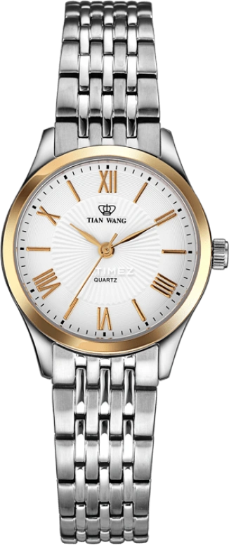 TianWang,Other 28mm,28mm,Stainless Steel,White,Quartz,Crystal Glass,Round,LS3679T