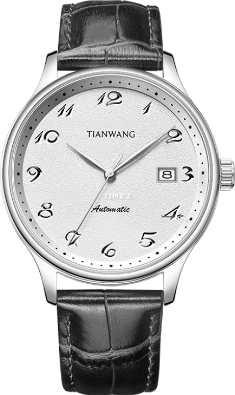 TianWang,Kunlun 41.50mm,41.50mm,Stainless Steel,White,Automatic,Day,Sapphire,GS51353S,GS51353S.D.LB.W
