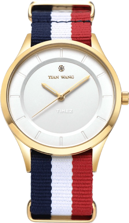TianWang,Other ,Stainless Steel,White,Quartz,Crystal Glass,Round,GS3797G,GS3797G-A
