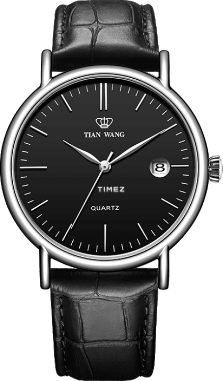 TianWang,Sea 39mm,39mm,Stainless Steel,Black,Quartz,Day,Sapphire,Glass,GS3874S,GS3874S/D