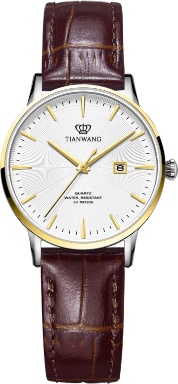 TianWang,Other ,Stainless Steel,White,Quartz,Day,Crystal Glass,LS31245T,LS31245T.D.LC.W