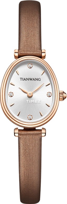 TianWang,Loulan 26mm,26mm,Stainless Steel,Silver White,Quartz,Crystal Glass,Other,LS31341P,LS31341P.LC.S